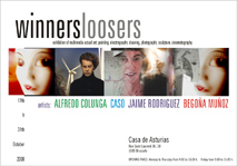 winners loosers flier designed by begoña muñoz 